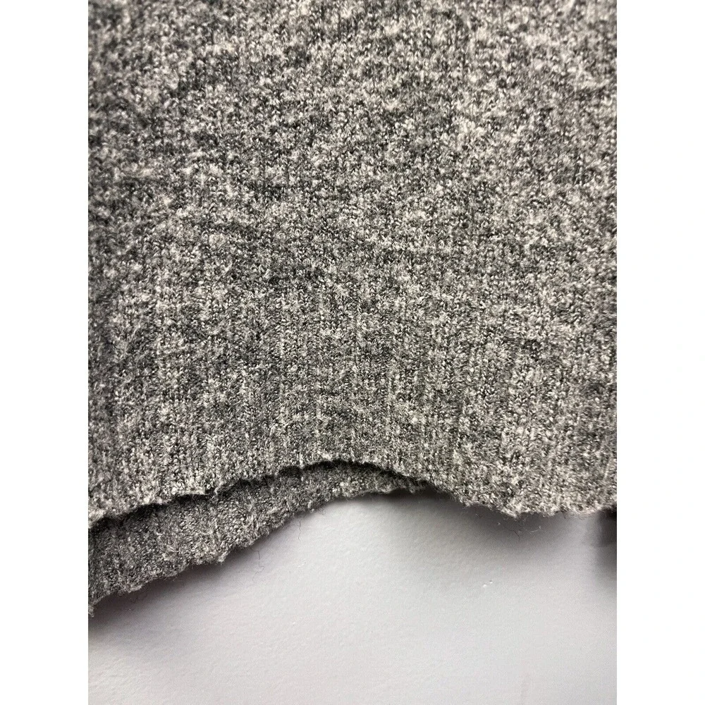 RD Style Sweater Womens Medium Grey Cowl Neck Marled Pullover Raglan‎ Knit